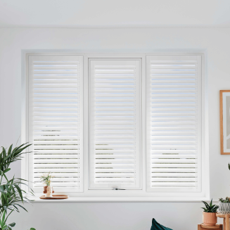 Perfect Fit Cotton White Shutter Lite