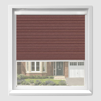 Intu Celeste Tuscan Red Pleated Blind