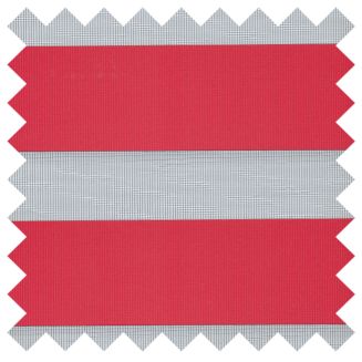 Senses Mirage Allure Scarlet Roller Blind With White Cassette