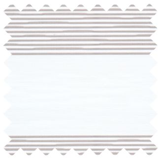 Senses Mirage Aura Silver Roller Blind With White Cassette