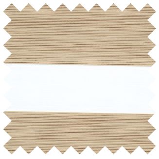 Senses Mirage Beam Elm Roller Blind With White Cassette