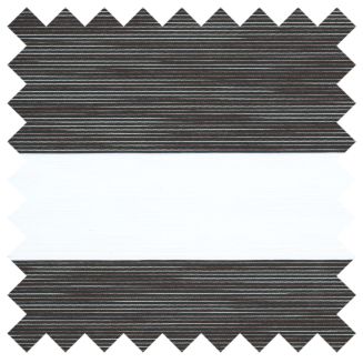 Senses Mirage Beam Walnut Roller Blind With White Cassette