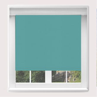 Banlight Duo Fr Blackout Atlantic Blue Blockout Roller Blind