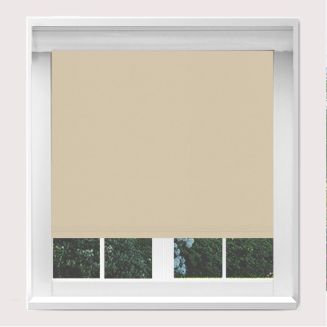 Banlight Duo Fr Blackout Beige Blockout Roller Blind