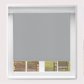 Banlight Duo Fr Blackout Grey Blockout Roller Blind