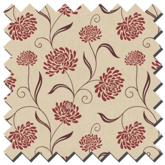 Chrysanth Scarlet Perfect Fit Roller Blind