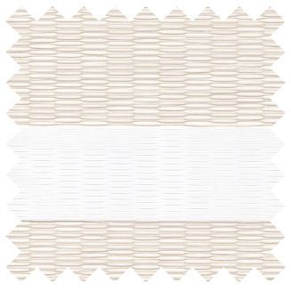 Senses Mirage Entwine Cream Roller Blind With White Cassette
