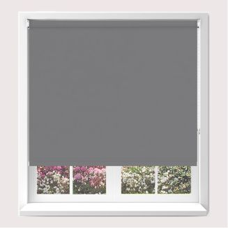 Polaris Charcoal Blackout Roller Blind
