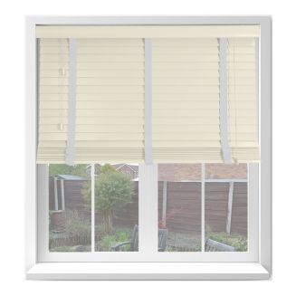 Linara Fine Grain Fauxwood Blind with Tapes