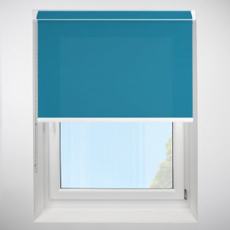 Polaris Teal Grip Fit Roller Blind