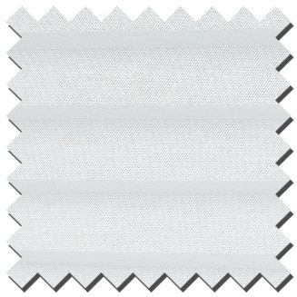 Hampton White Pleated Blind With White Frame