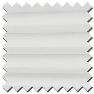 Intu Hive Blackout Fr White Pleated Blind