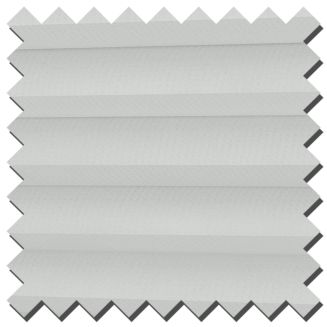 Intu Hive Blackout White Pleated Blind With White Cassette