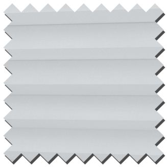 Intu Hive Plain White Pleated Blind With White Cassette