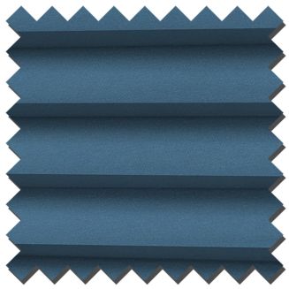 Infusion Asc Indigo Pleated Blind With White Frame