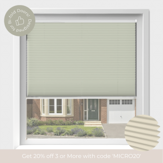 Intu Micro Infusion Asc Ivory Pleated Blind