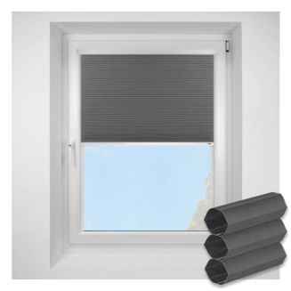 Intu Astral Blackout Slate Pleated Blind