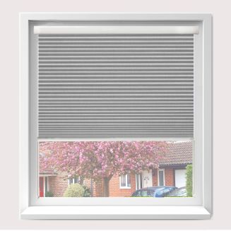 Intu Hive Matrix Blackout Silver Pleated Blind