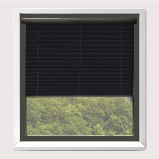 Intu Infusion Asc Black Pleated Blind With Gunmetal Cassette