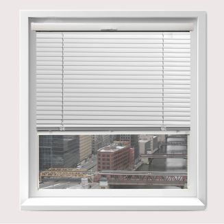 Intu Venetian Matt White Venetian Blind With White Cassette