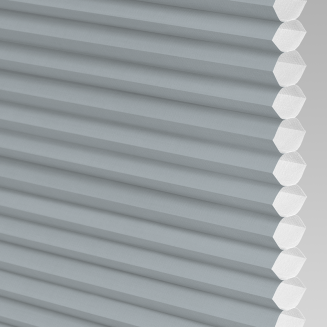 Intu Micro Hive Grey Pleated Blind