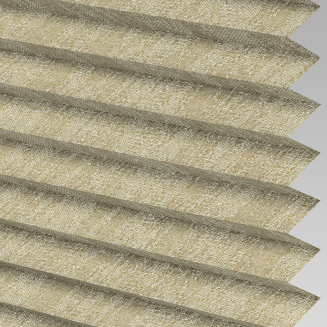 Intu Micro Radiance Asc Metallic Bronze Pleated Blind