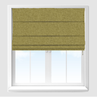 Lima Olive Roman Blind