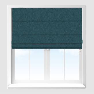 Lima Peacock Roman Blind