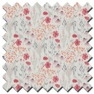Open Cassette 70 Meadowflower Redcurrant Roller Blind  