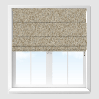 Nova Taupe Roman Blind