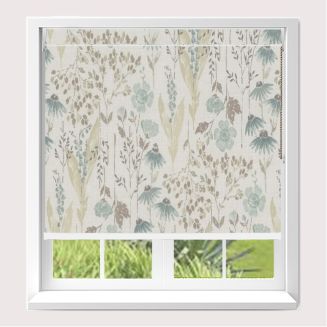 Open Cassette 70 Meadowflower Spring Roller Blind  