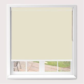 Open Cassette 40mm Banlight Duo Fr Blackout Calico Roller Blind