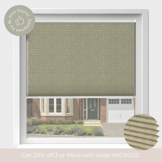 Intu Micro Radiance Asc Metallic Bronze Pleated Blind