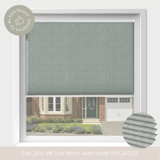 Intu Micro Radiance Asc Pearl Grey Pleated Blind
