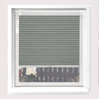 Hive Silkweave Ash Perfect Fit Pleated Blind