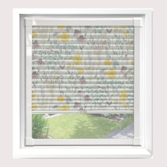 Meadow Flower Acs Grape Perfect Fit Pleated Blind  