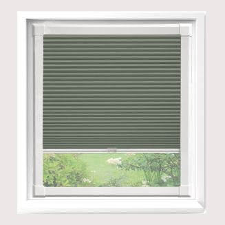 Astral Blackout Eucalyptus Perfect Fit Pleated Blinds