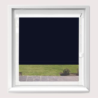 Chain Operated Ex Lite Navy Perfect Fit Roller Blind  
