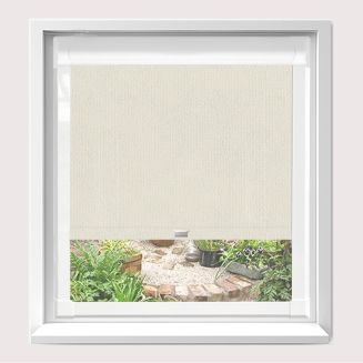 Romany Blackout Cream Perfect Fit Roller Blind
