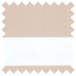 Senses Mirage Poise Beige Roller Blind With White Cassette