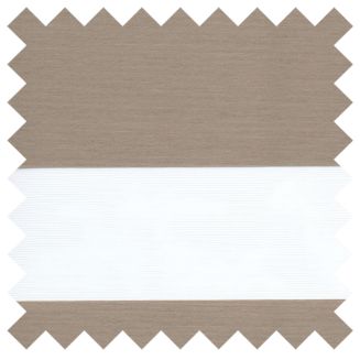 Senses Mirage Poise Brown Roller Blind With White Cassette