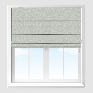 Balmore Silver Roman Blind
