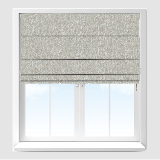 Nova Silver Roman Blind