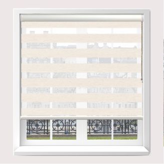 Senses Mirage Desire Natural Roller Blind With White Cassette
