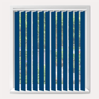 Vogue Atlantex Dark Blue Vertical Blind  