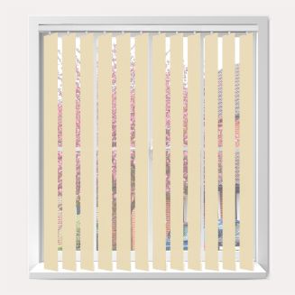 Vogue Atlantex Spc Beige Vertical Blind  