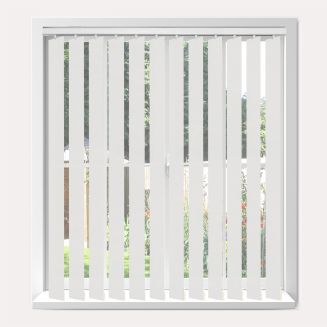 Vogue Atlantex Spc White Vertical Blind  