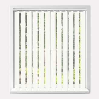 Vogue Banlight Duo Fr Bright White Vertical Blind  