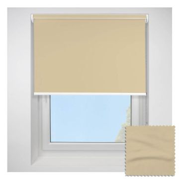 Open Cassette 40mm Banlight Duo Fr Blackout Linen Roller Blind