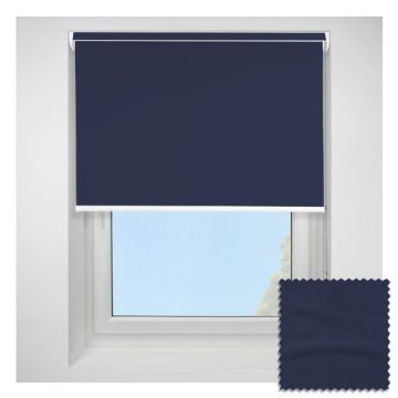 Open Cassette 40mm Banlight Duo Fr Blackout Navy Roller Blind